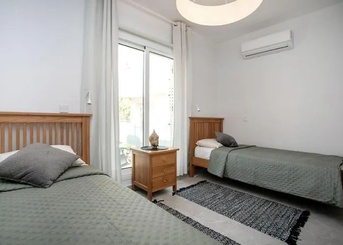 Stunning & Cosy, Direct Pool Access, 2br, With Private Patio! Serenity Townhouse Paphos